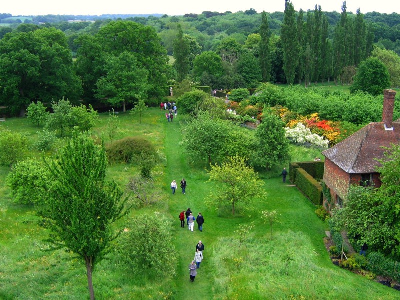 英国园林 鲍特丘陵花园景色壁纸壁纸,Borde H