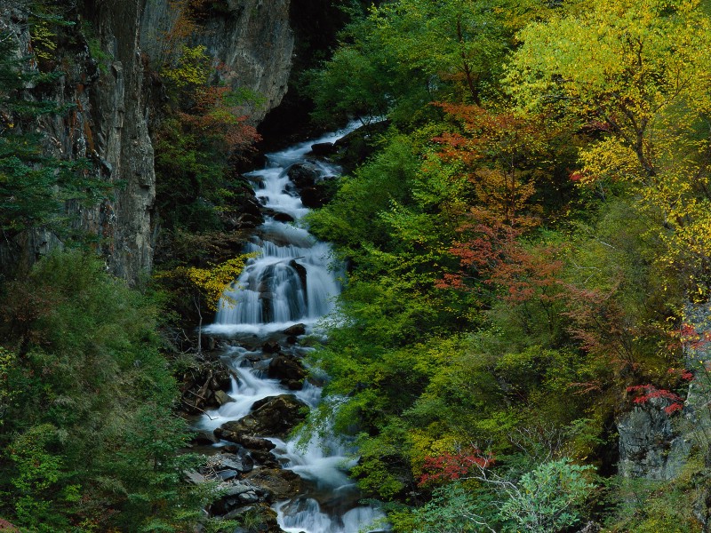 美丽中国 山水如画 瀑布溪流 中国绝美风光摄影