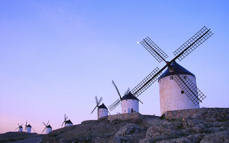 糵Сconsuegra spain a row of tower windmills u
