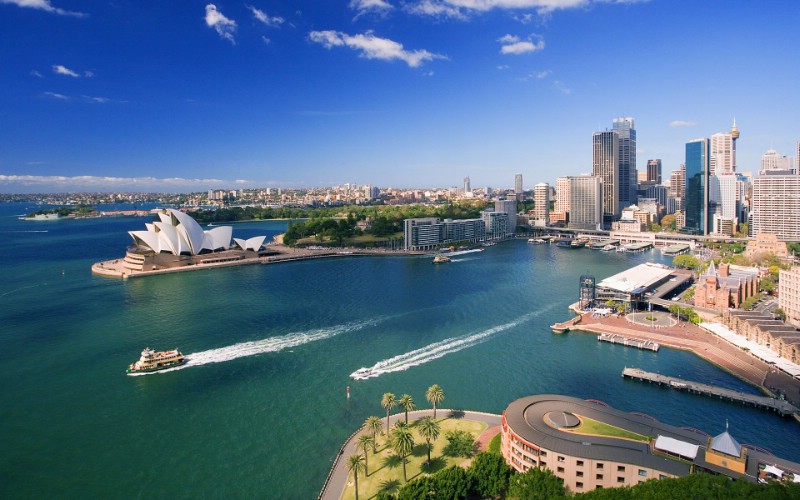 世界旅游名胜之旅 欧洲篇 澳洲 悉尼市区与悉尼