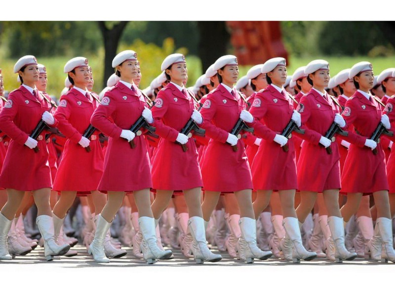 2009年国庆大阅兵女兵风姿壁纸 壁纸12壁纸,2